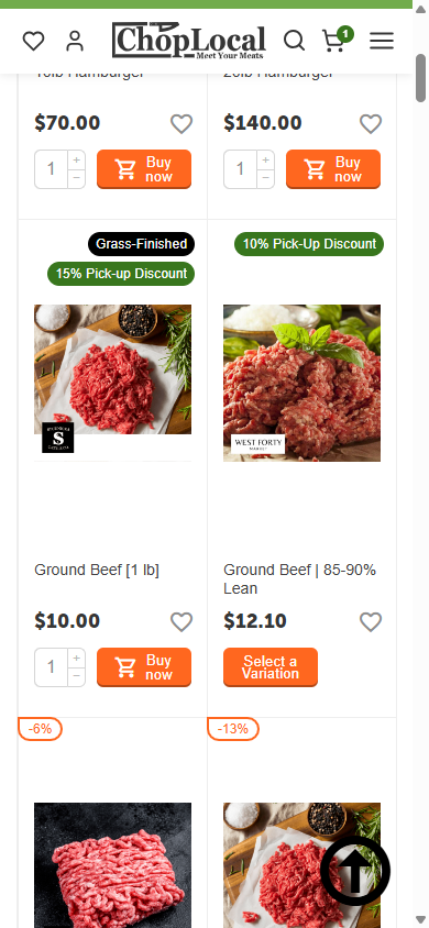 ChopLocal — Ground Beef Collection Cards